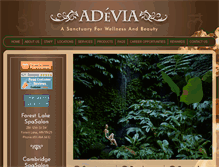 Tablet Screenshot of adeviaspa.com